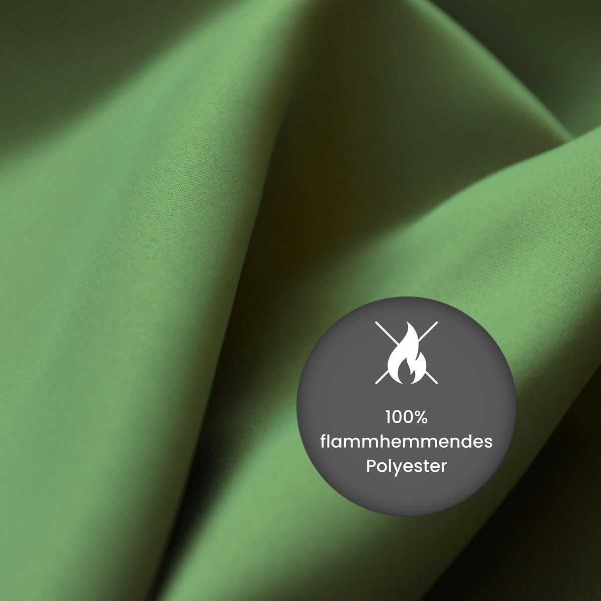 Verdunkelungsvorhang "100% Blackout, Akustikvorhang" waldgrün Matteo