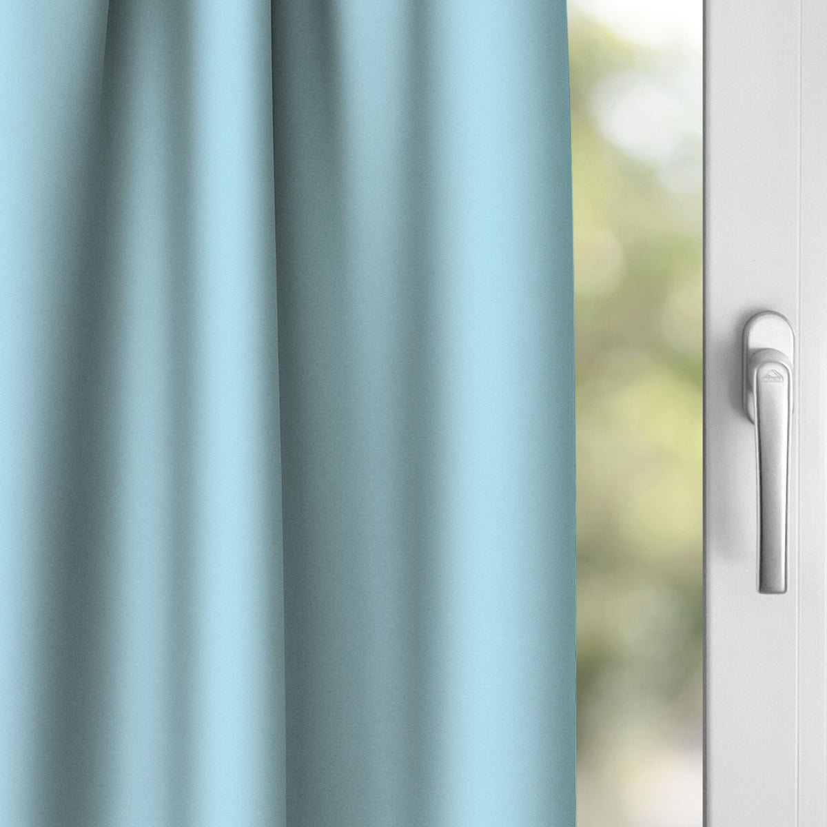 Verdunkelungsvorhang "100% Blackout, Akustikvorhang" petrol Matteo