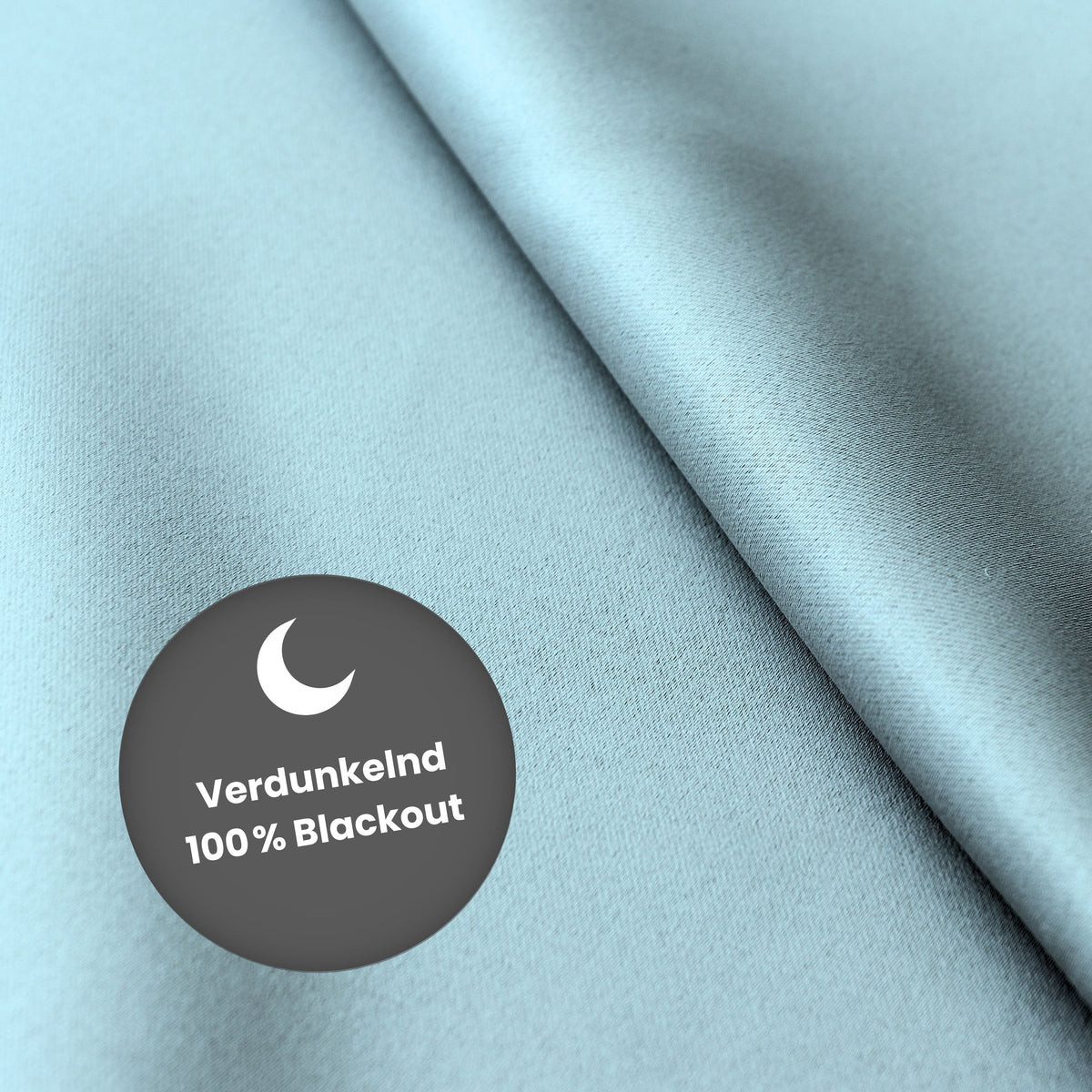 Verdunkelungsvorhang "100% Blackout, Akustikvorhang" petrol Matteo