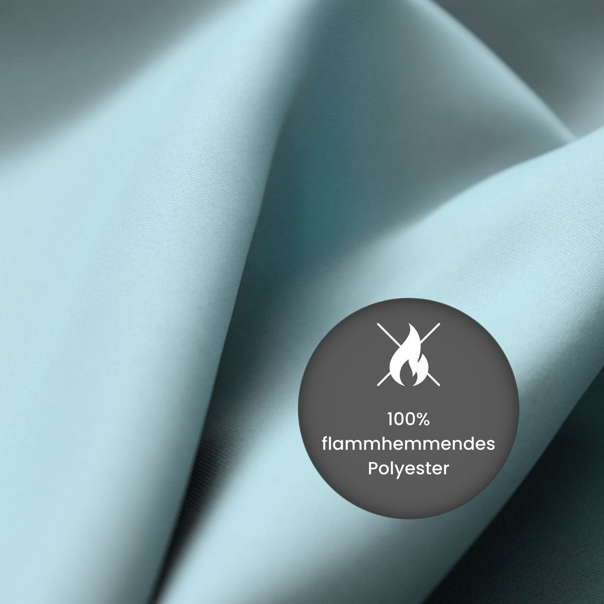 Verdunkelungsvorhang "100% Blackout, Akustikvorhang" petrol Matteo