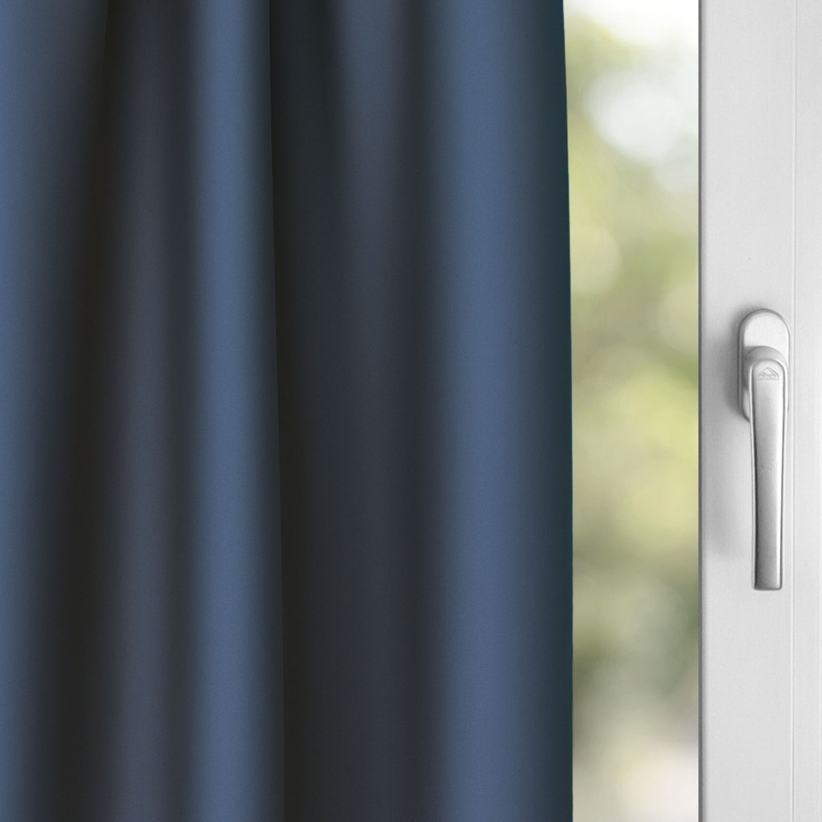 Verdunkelungsvorhang "100% Blackout, Akustikvorhang" dunkelblau Matteo