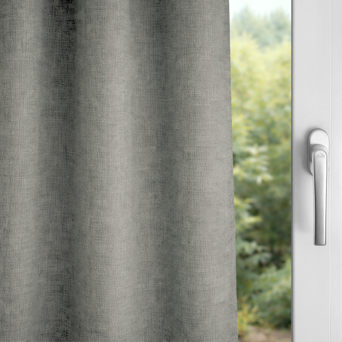 "Sun protection" night curtain pebble grey zone