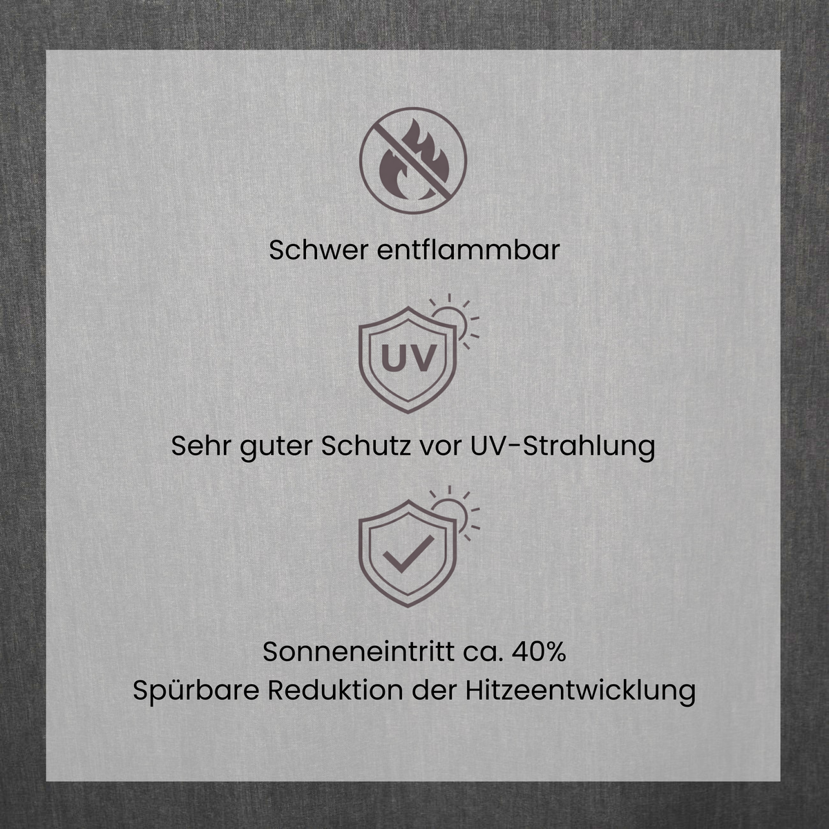 Sonnenschutzvorhang ZON