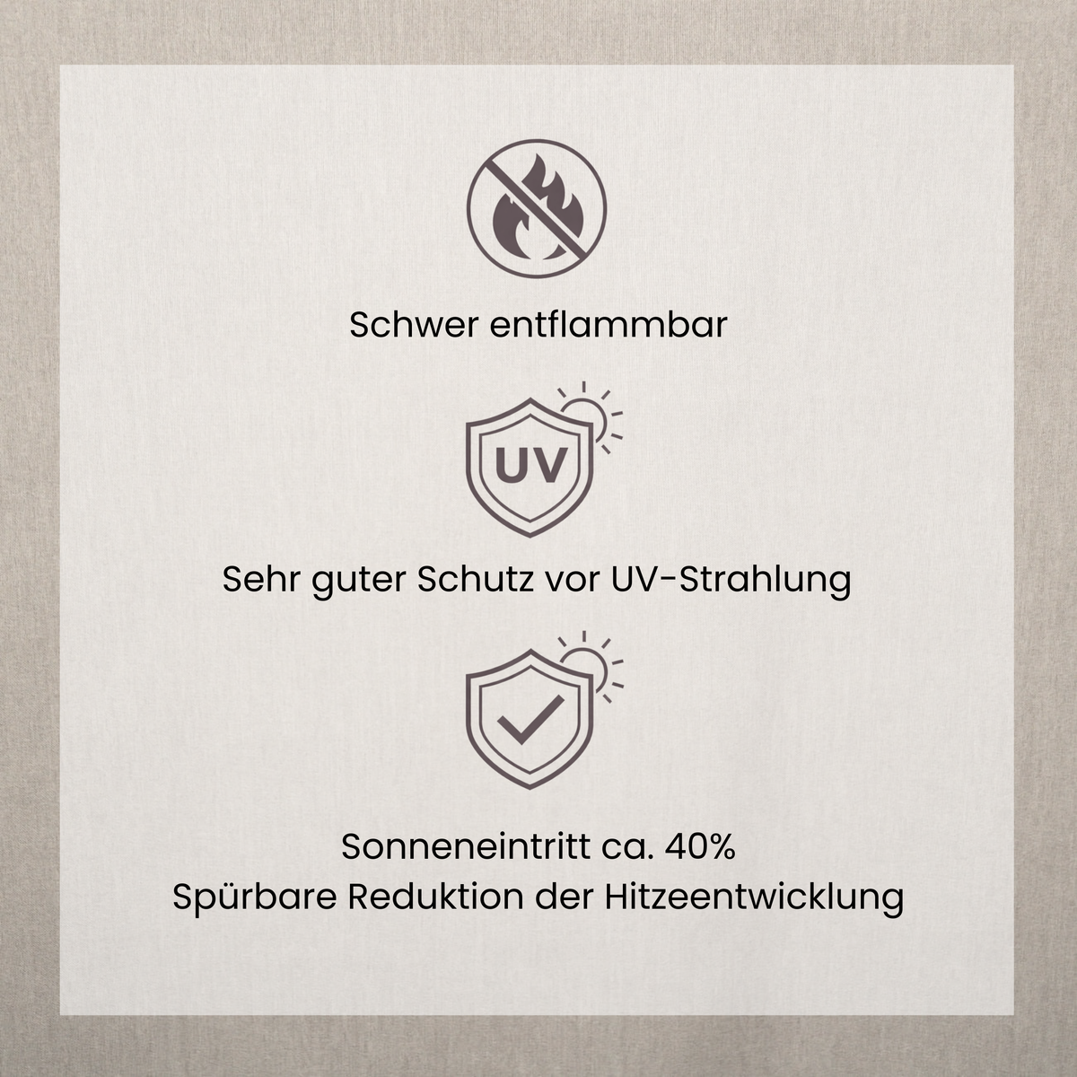 Sonnenschutzvorhang ZON