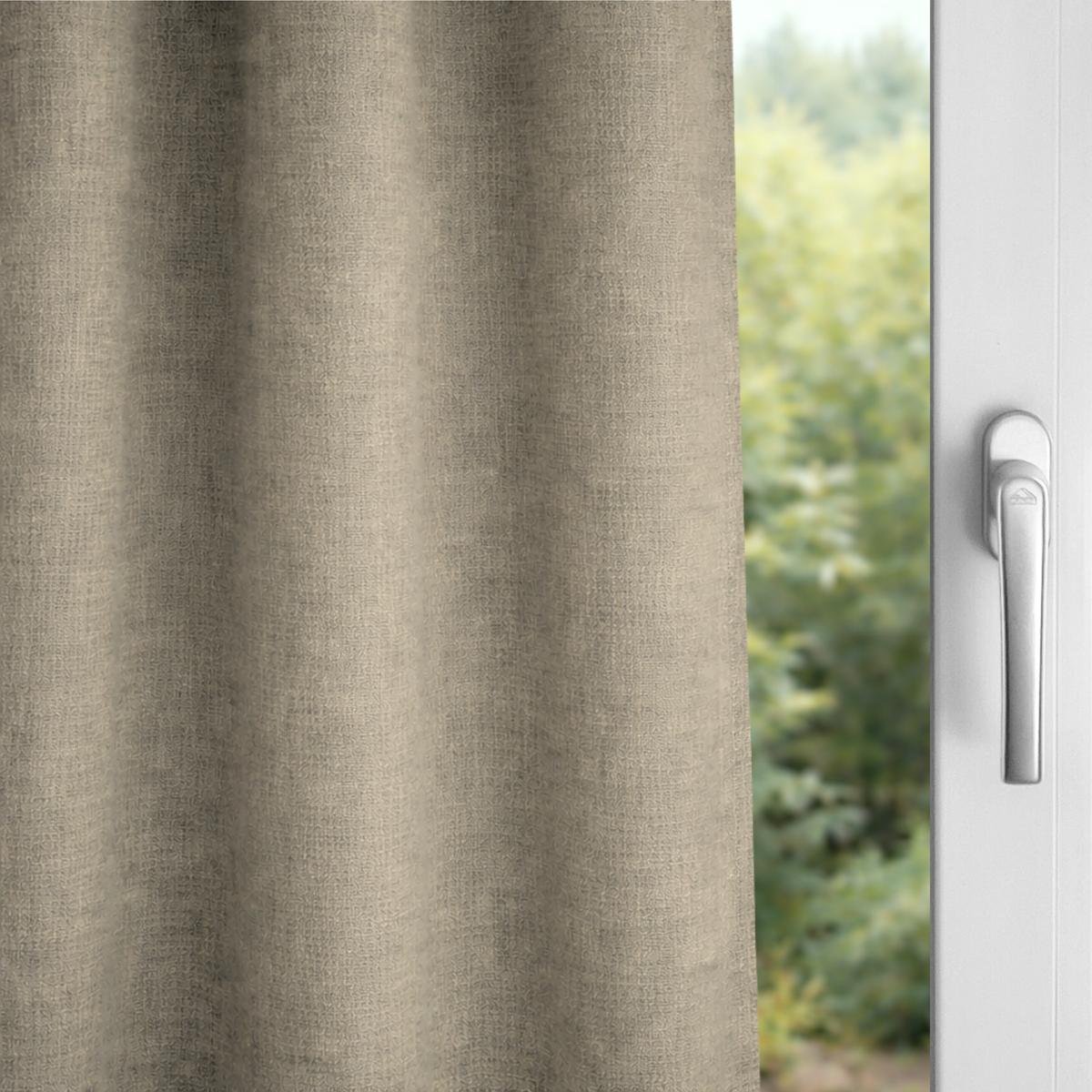 "Sun protection" night curtain taupe zone