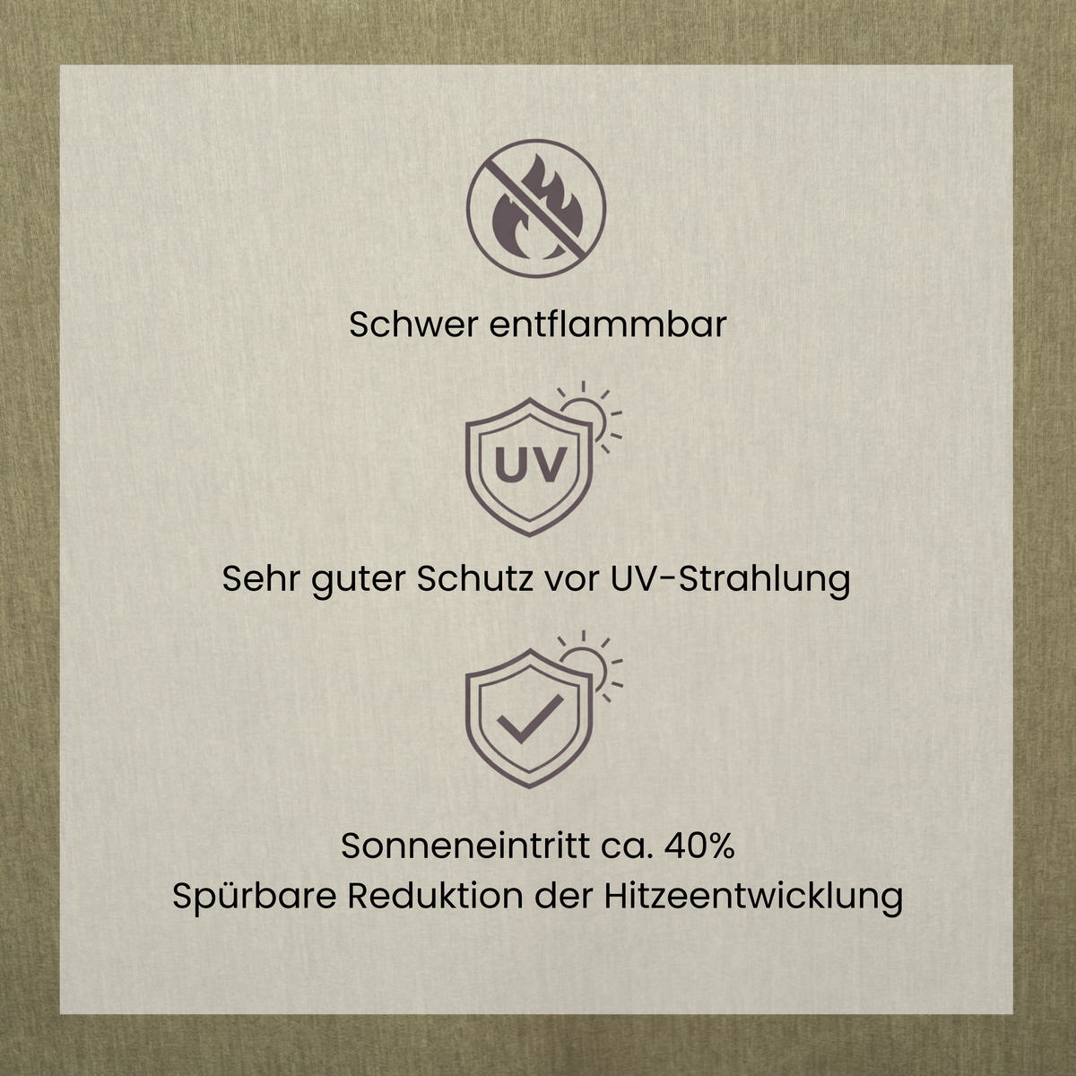 Sonnenschutzvorhang ZON