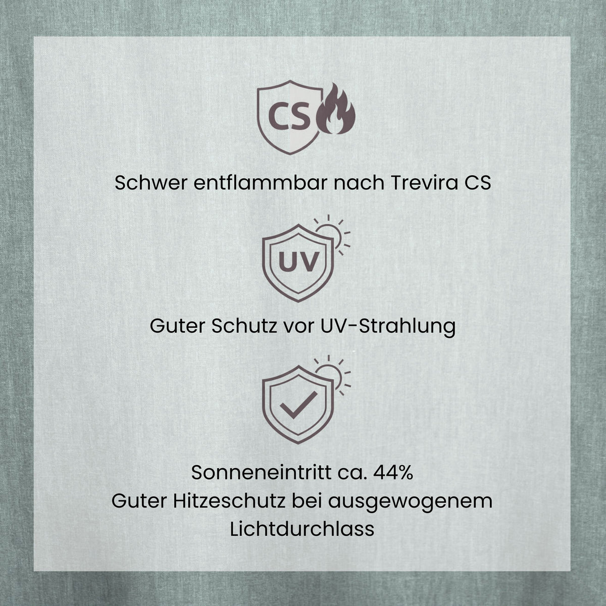 Tenda da giorno "Protezione solare" verde menta Sol