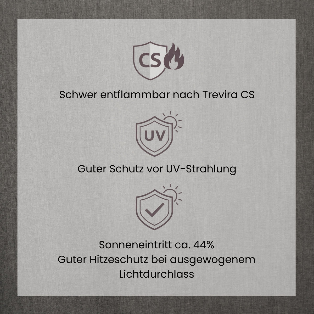 Sonnenschutz Vorhang SOL