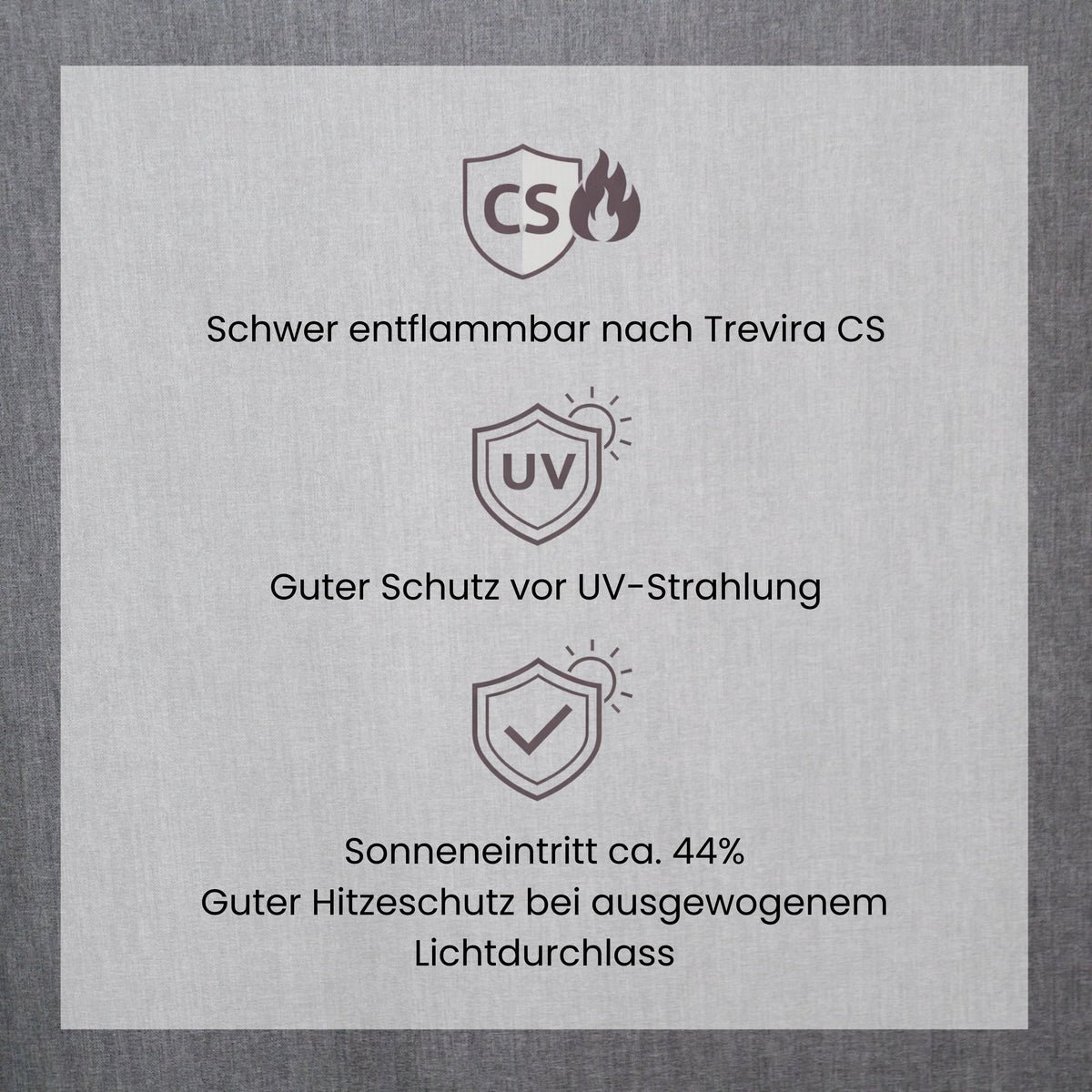 Sonnenschutz Vorhang SOL