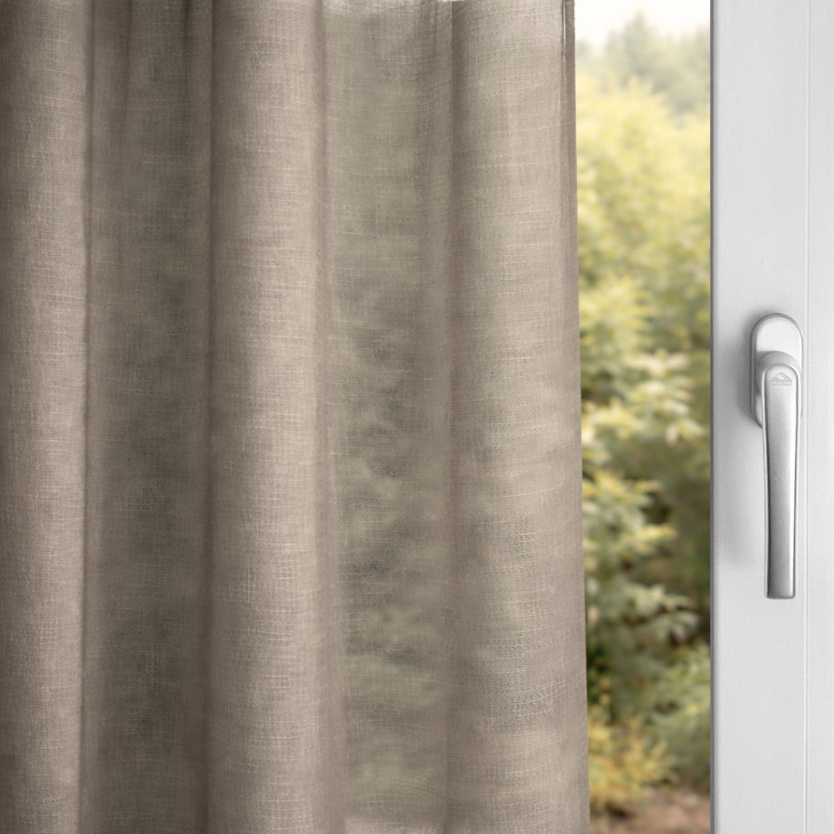 "Sun protection" day curtain taupe Sol