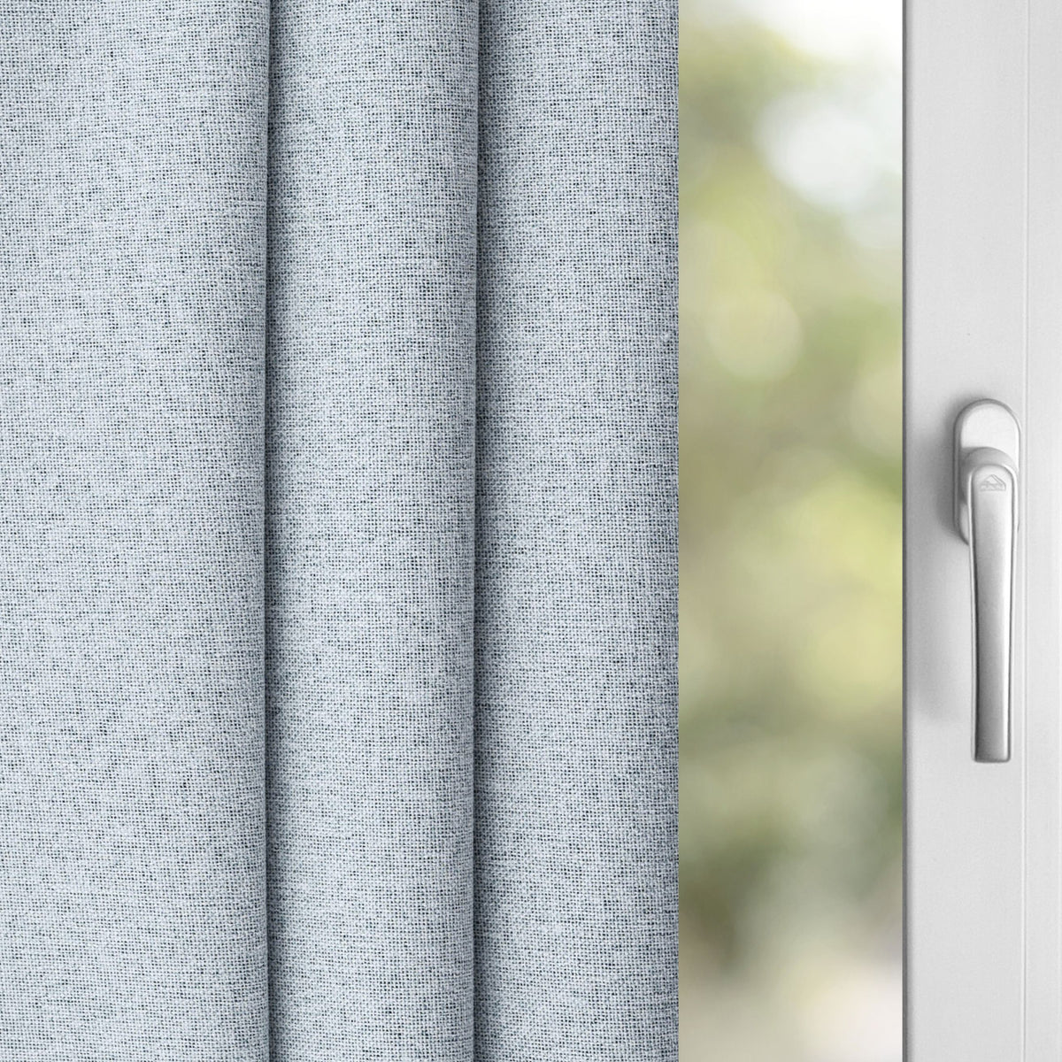 Verdunkelungsvorhang alpinblau Mak "100% Blackout"