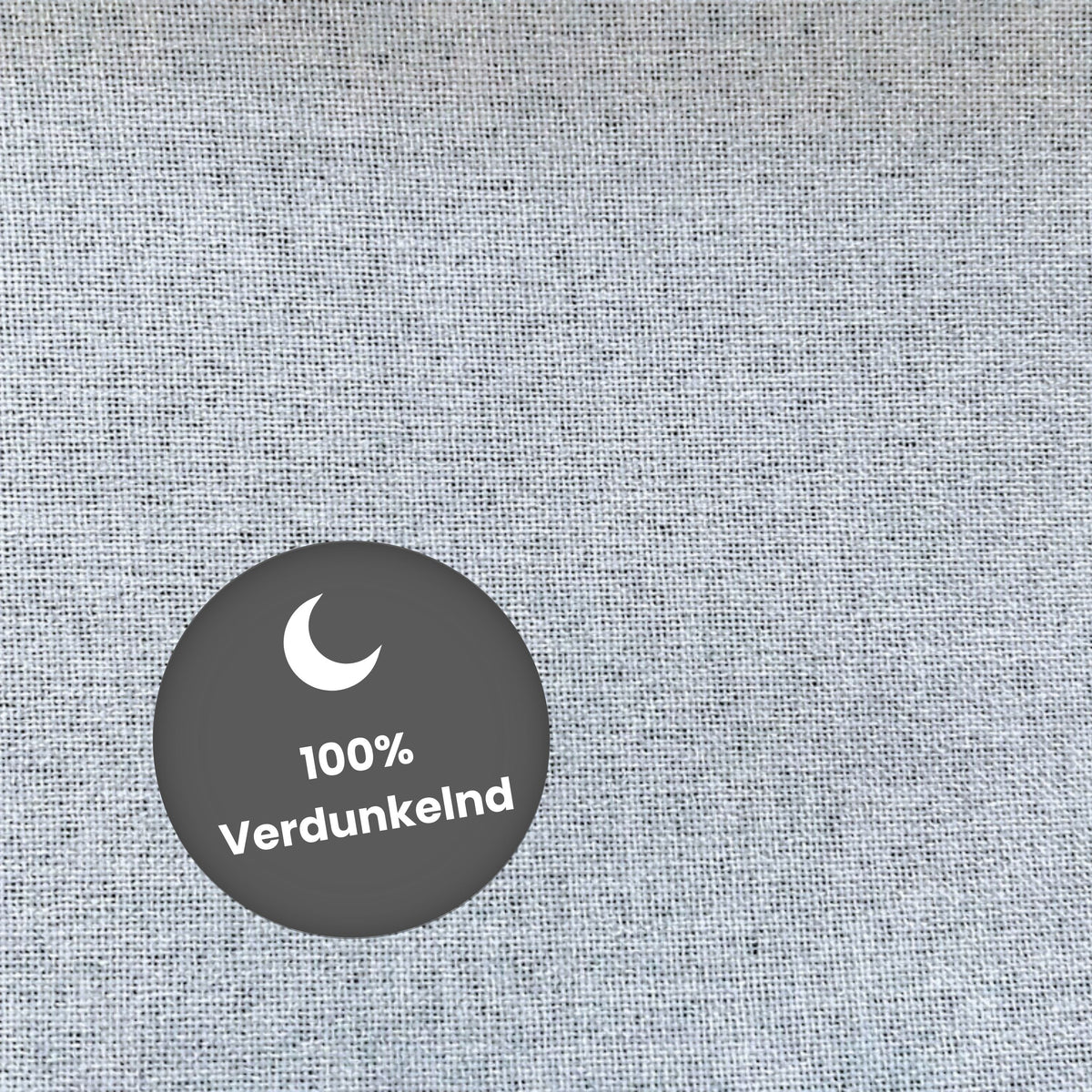 Verdunkelungsvorhang alpinblau Mak "100% Blackout"