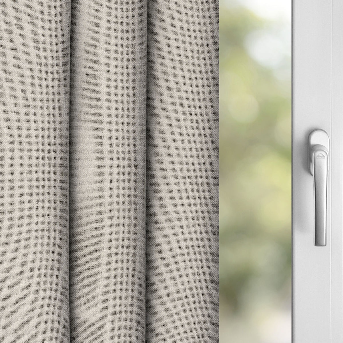 Blackout curtain light grey Mak "100% Blackout"