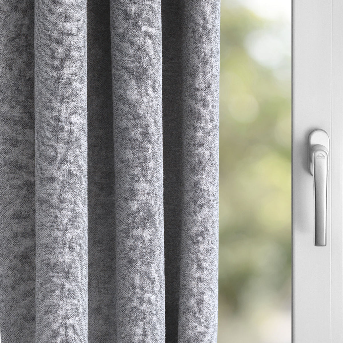 Blackout curtain silver grey Mak "100% Blackout"