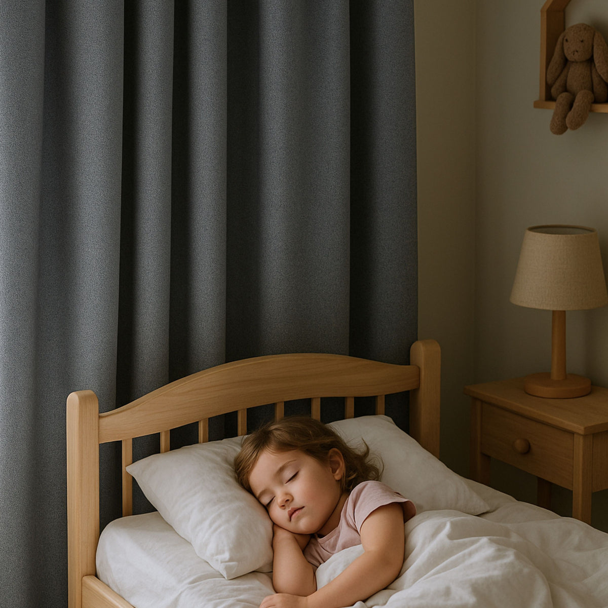 Blackout curtain anthracite Mak "100% Blackout"