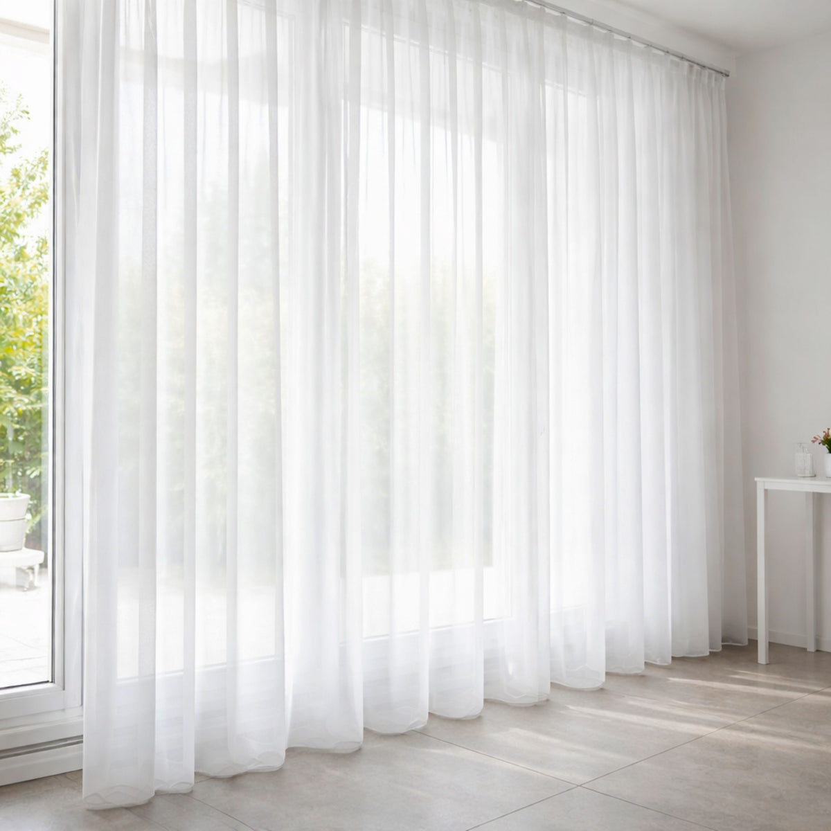 Day curtain "antibacterial" white Protect