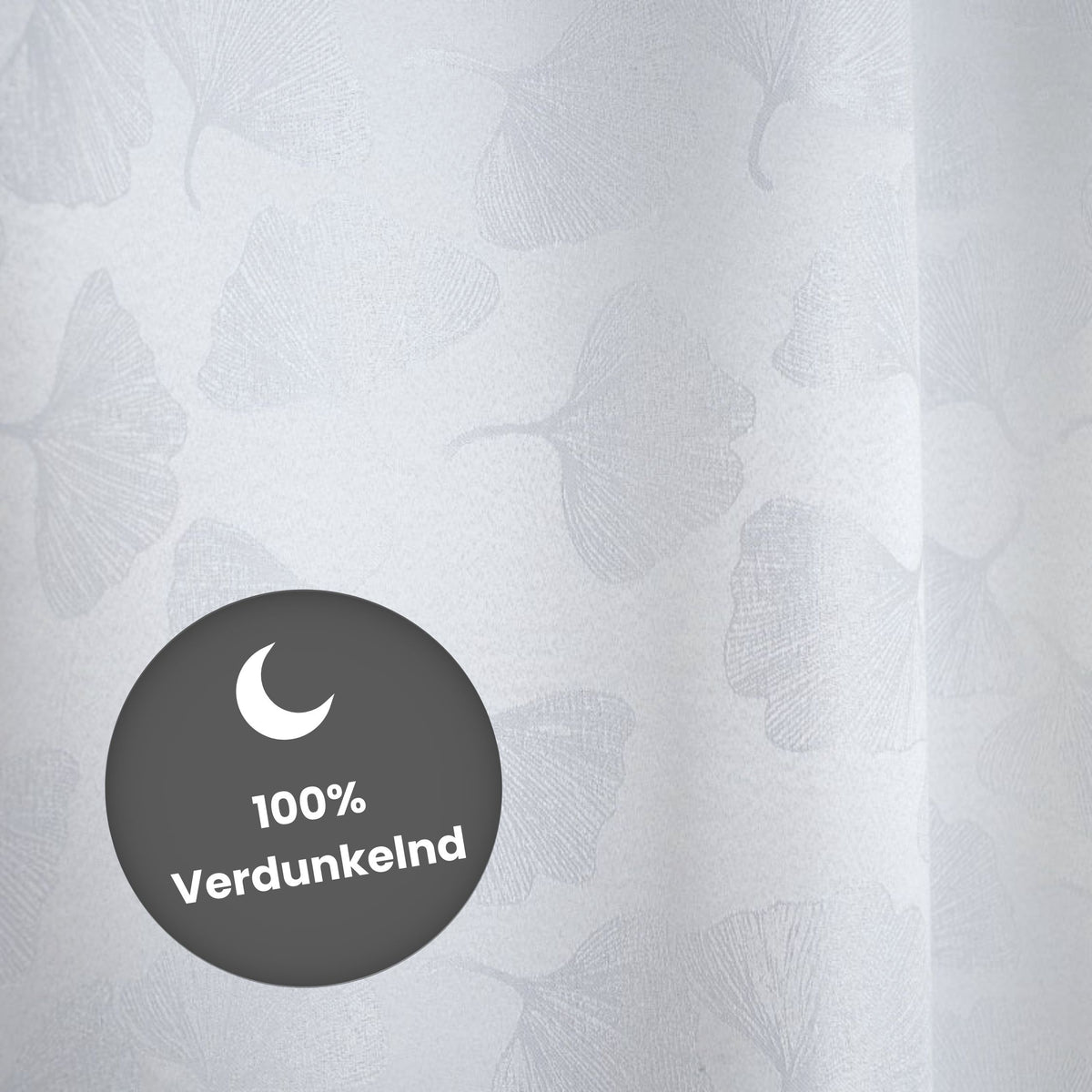 Verdunkelungsvorhang "100% Blackout" wollweiss Fiona