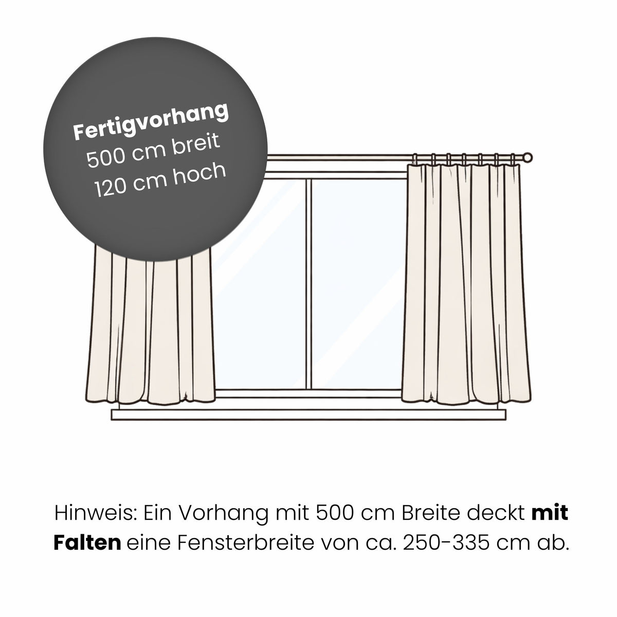 Tagesvorhang weiss Fay