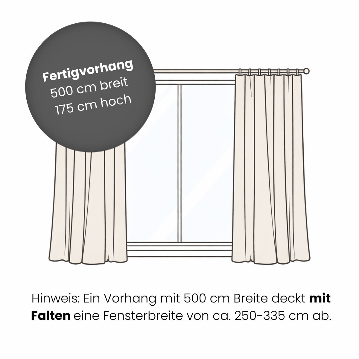 Tagesvorhang weiss Fay