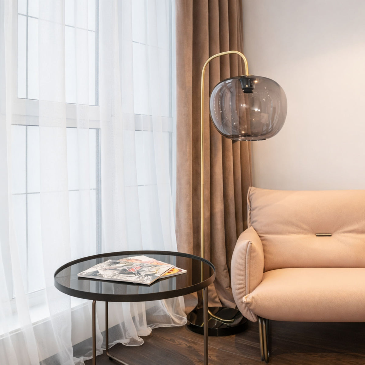 Rideau de jour blanc Fay