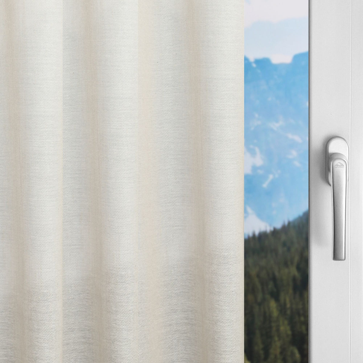 In-Between Vorhang elfenbein Zink