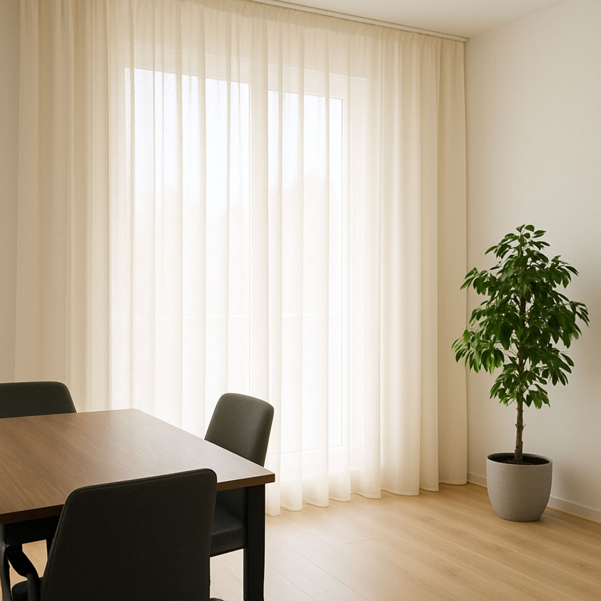 In-Between Vorhang elfenbein Zink