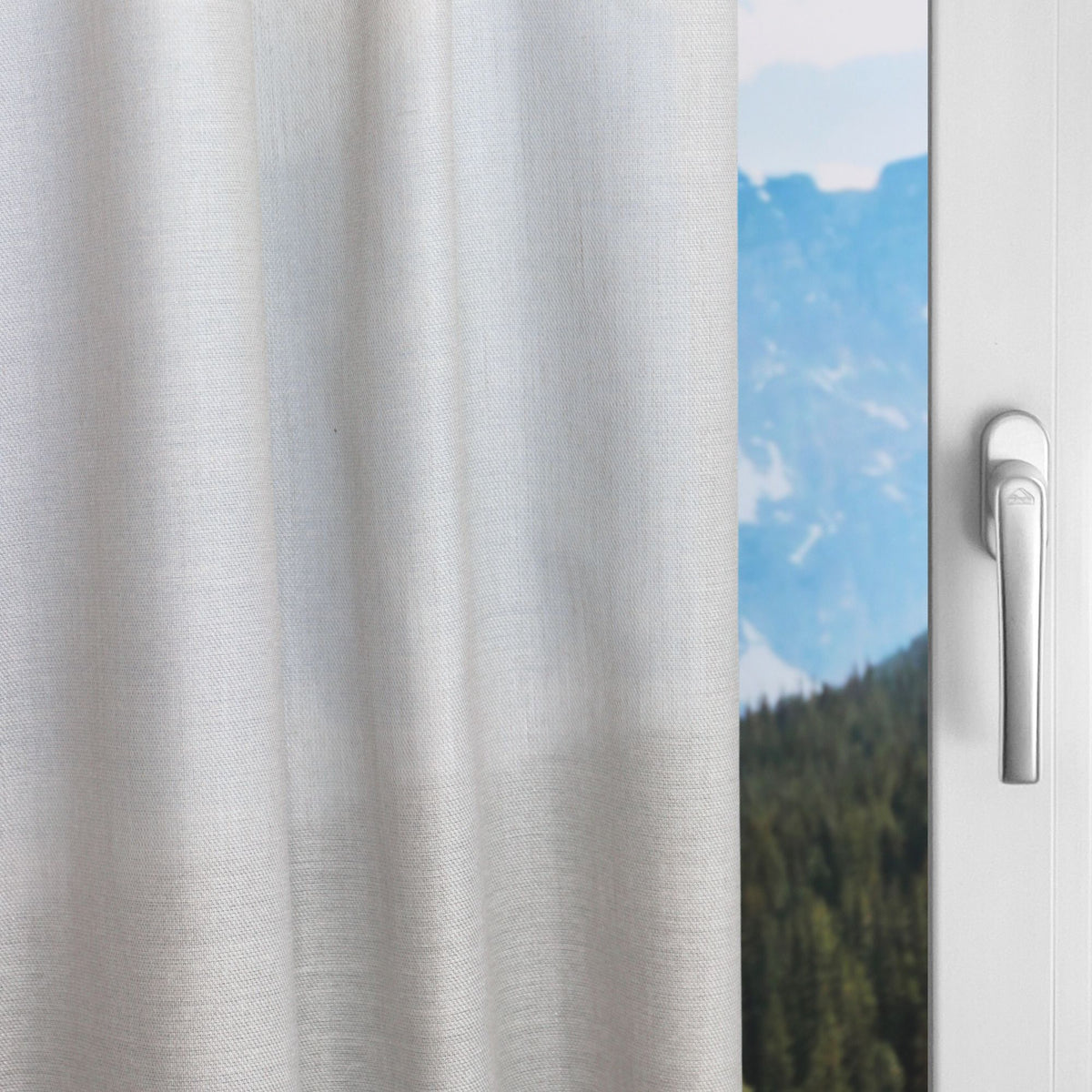 In-Between Vorhang silbergrau Zink