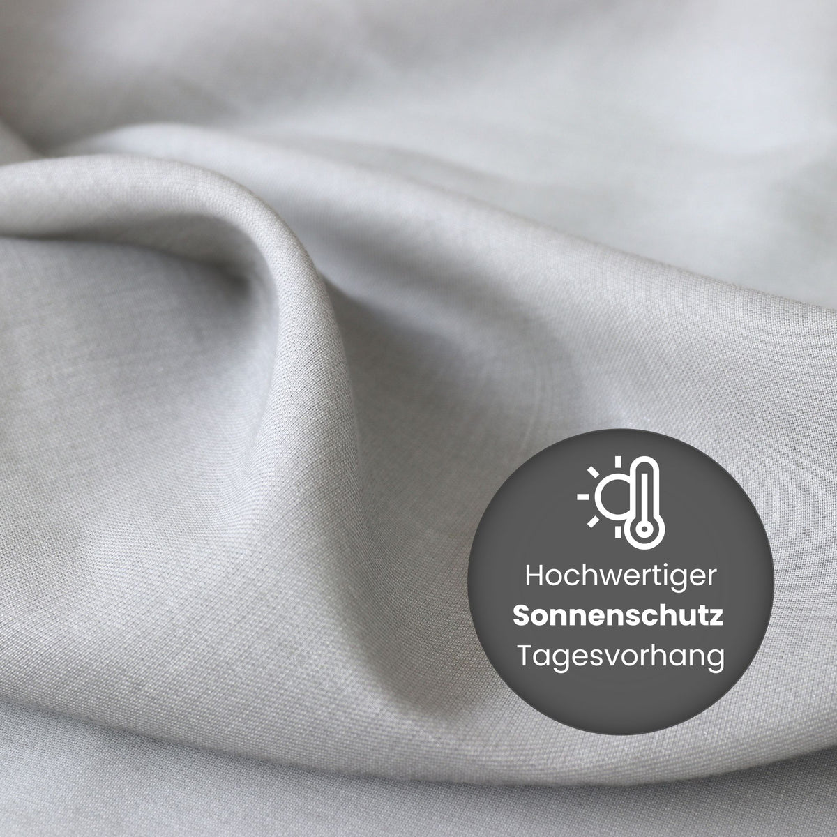 In-Between Vorhang silbergrau Zink