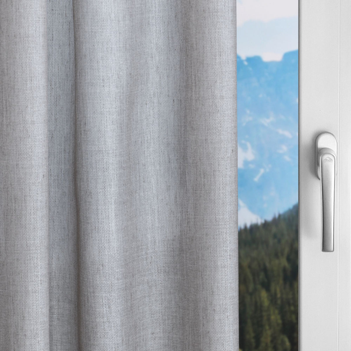 In-Between Vorhang platingrau Zink