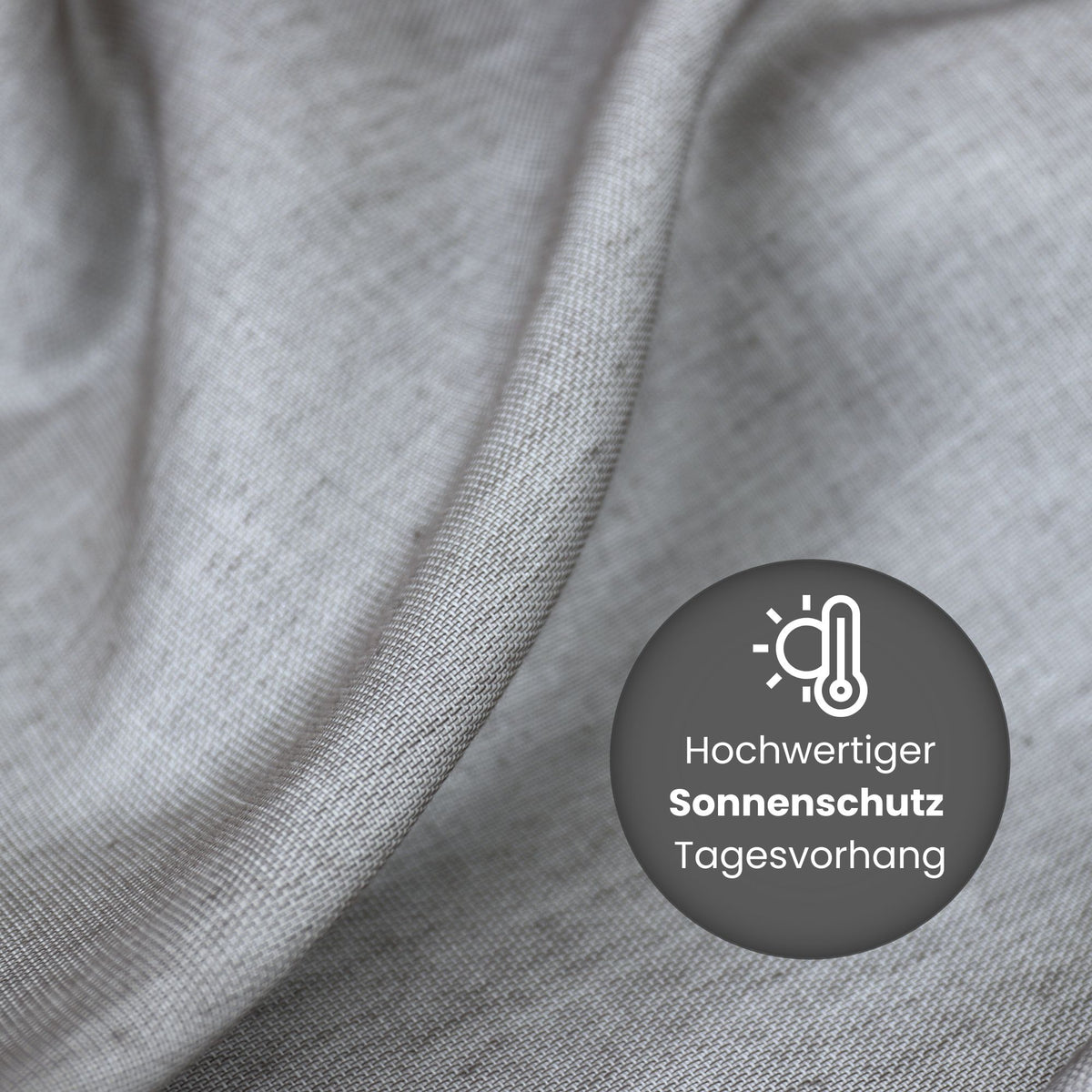 In-Between Vorhang platingrau Zink