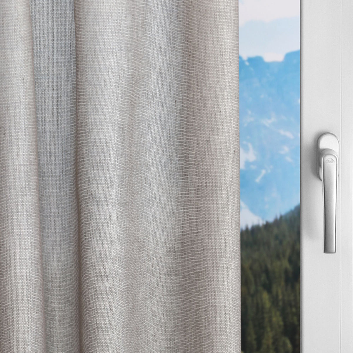 In-Between Vorhang taupe Zink