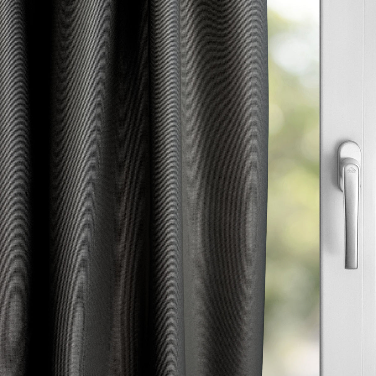 Nachtvorhang schwarz Memphis