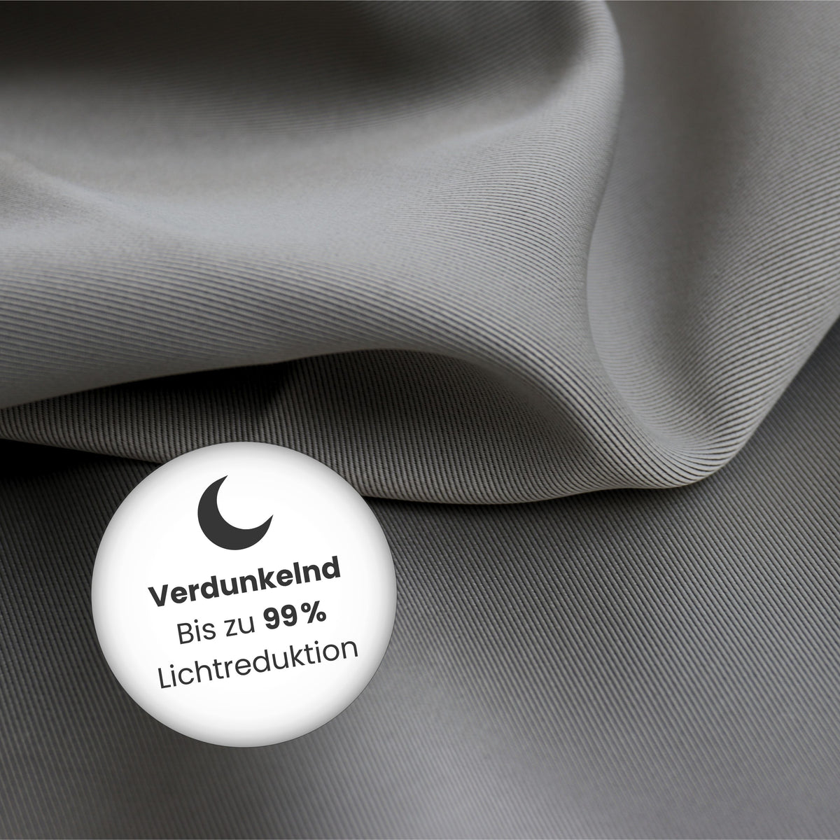 Nachtvorhang grau Memphis