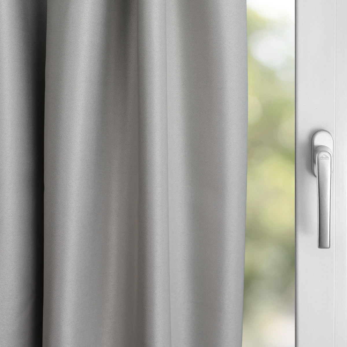 Nachtvorhang steingrau Memphis