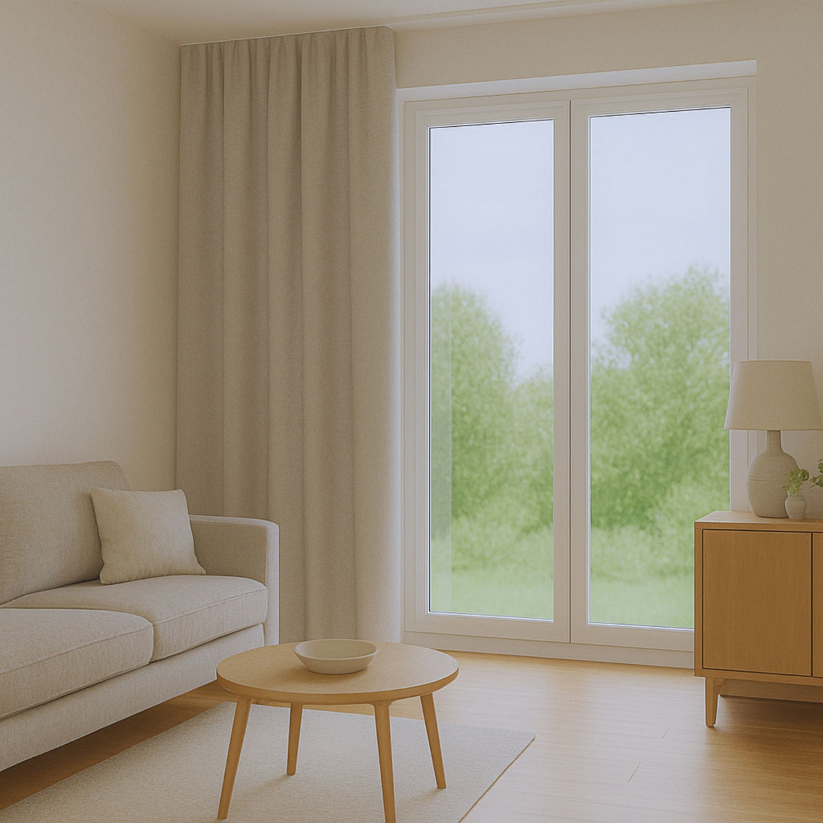 Nachtvorhang creme Memphis