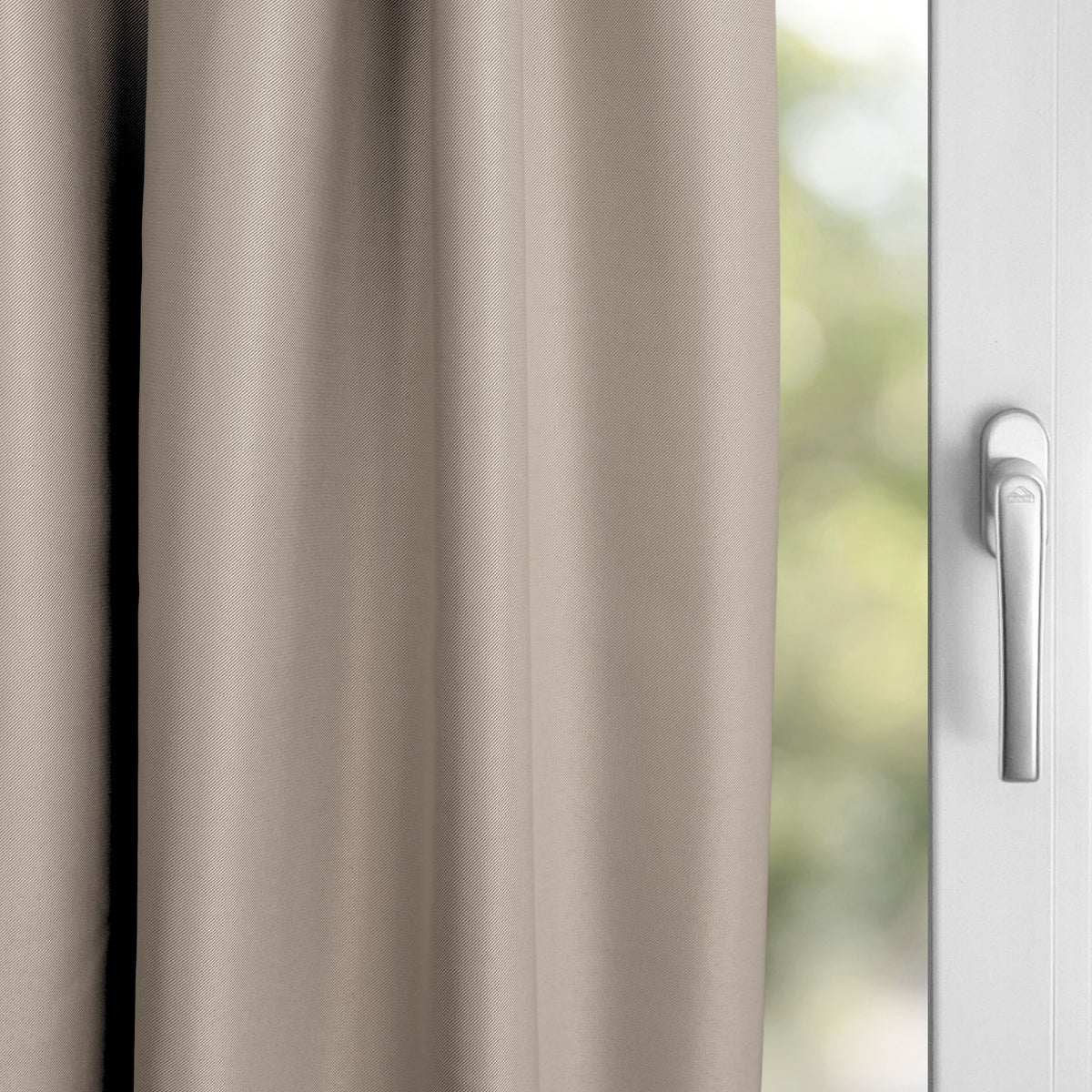 Nachtvorhang khaki Memphis