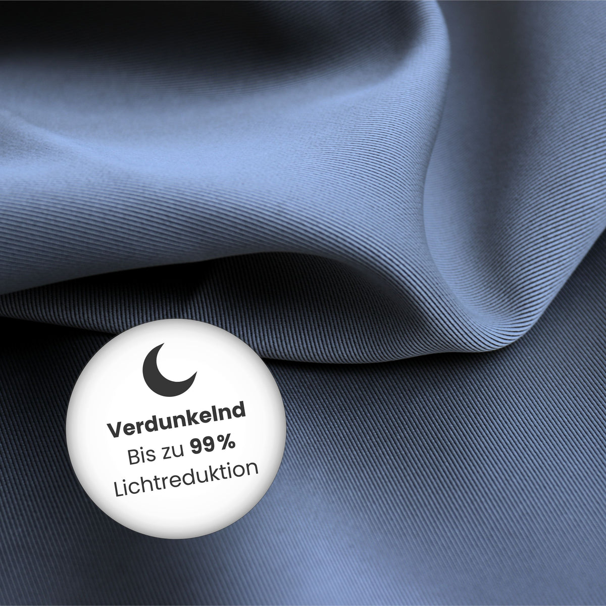 Nachtvorhang blau Memphis