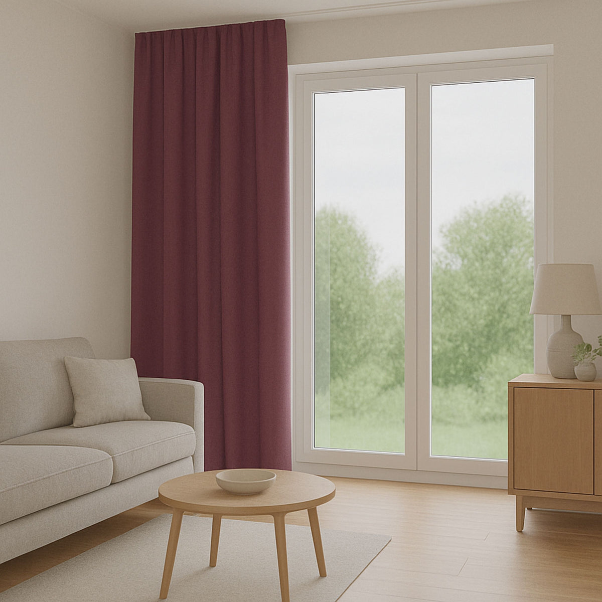 Nachtvorhang violett Memphis