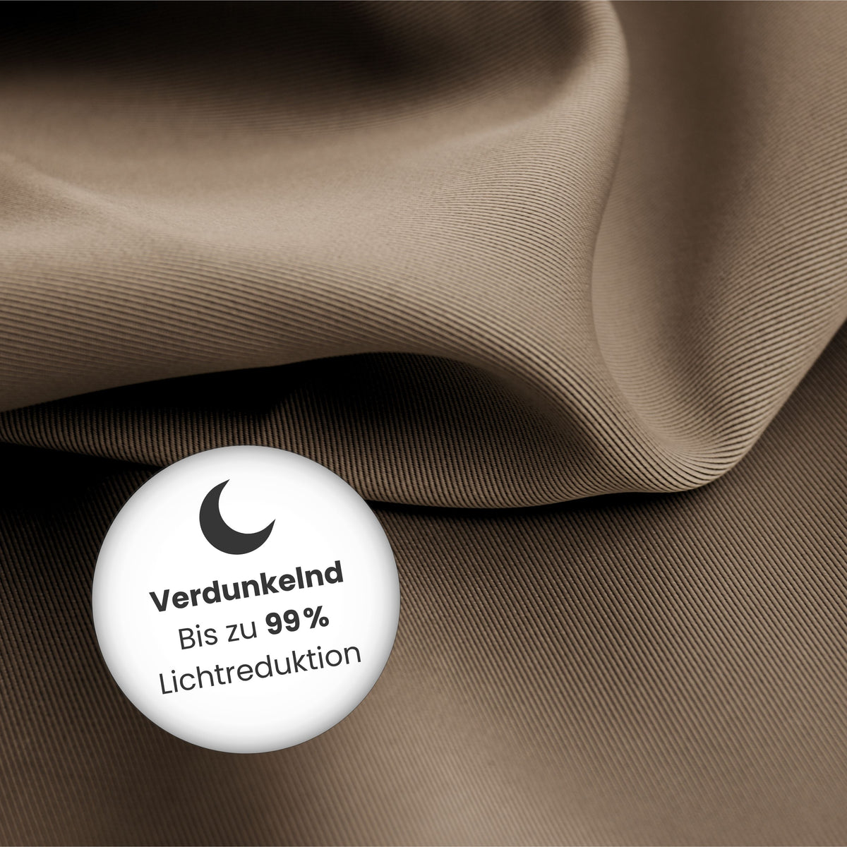 Nachtvorhang braun Memphis