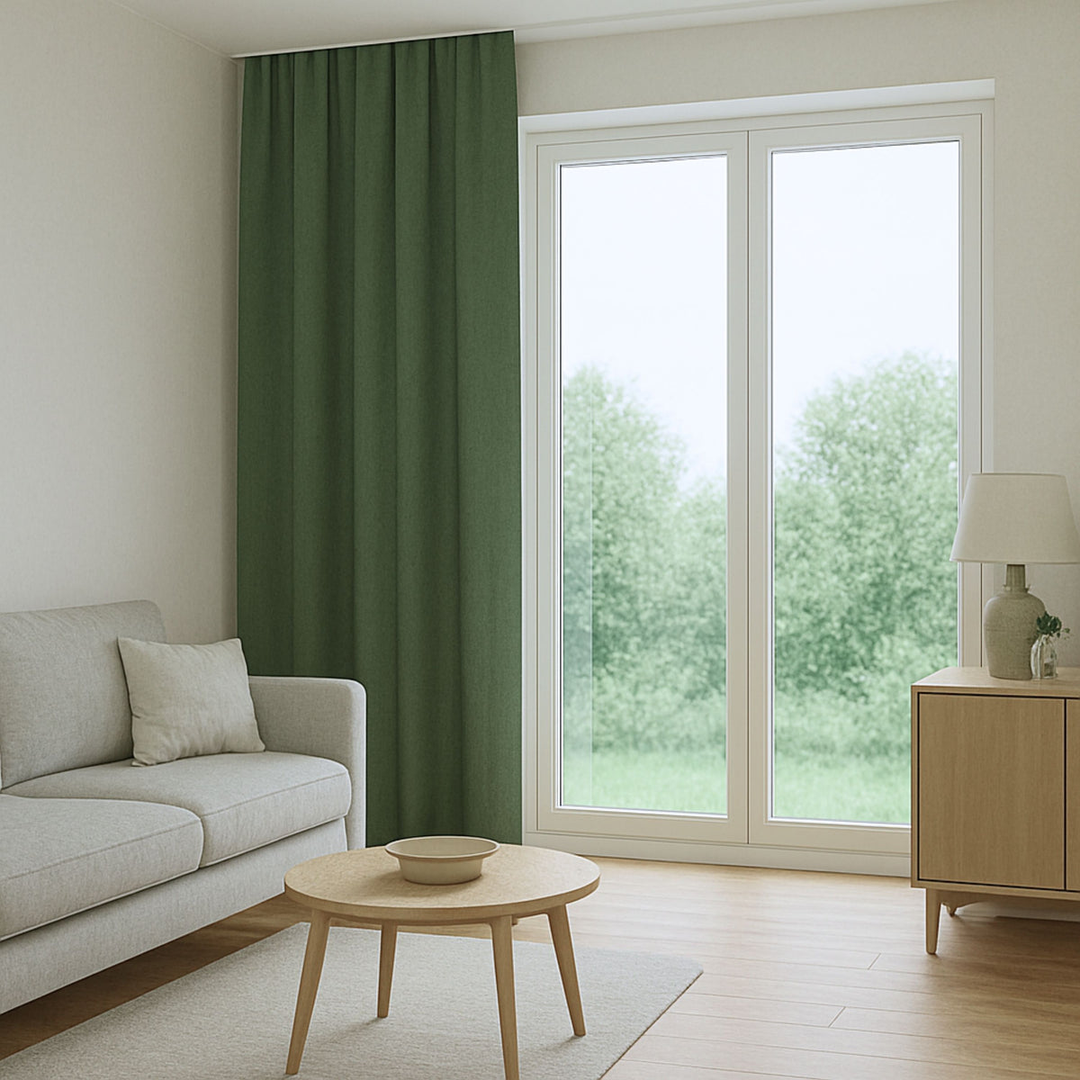 Nachtvorhang grün Memphis