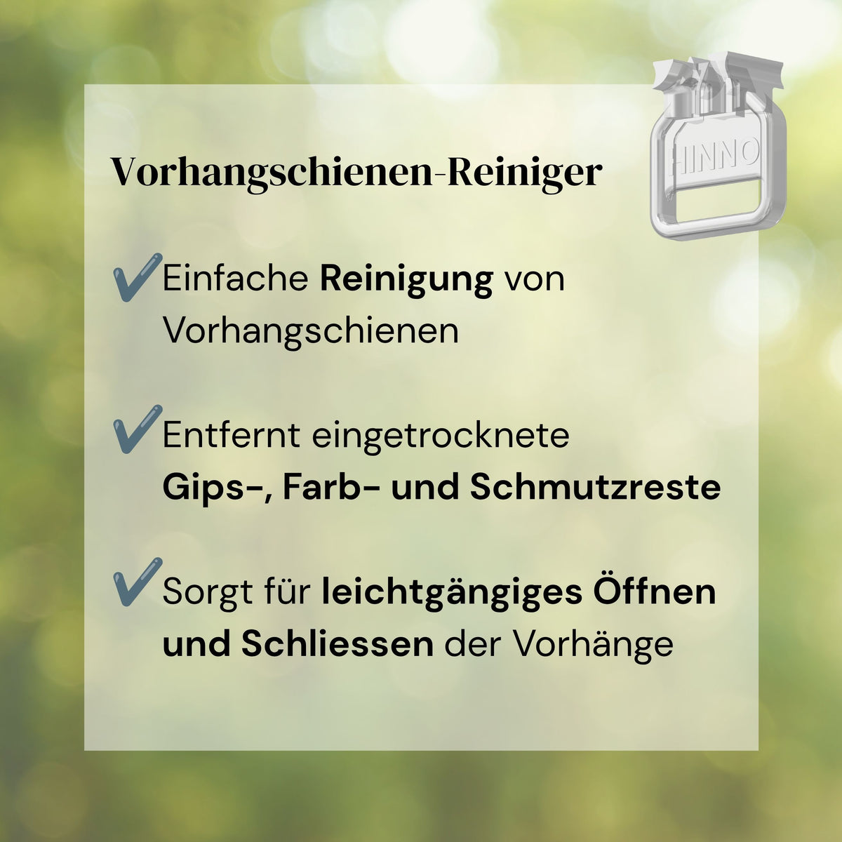Reiniger für Vorhangschienen Mini 3.6-4.0mm