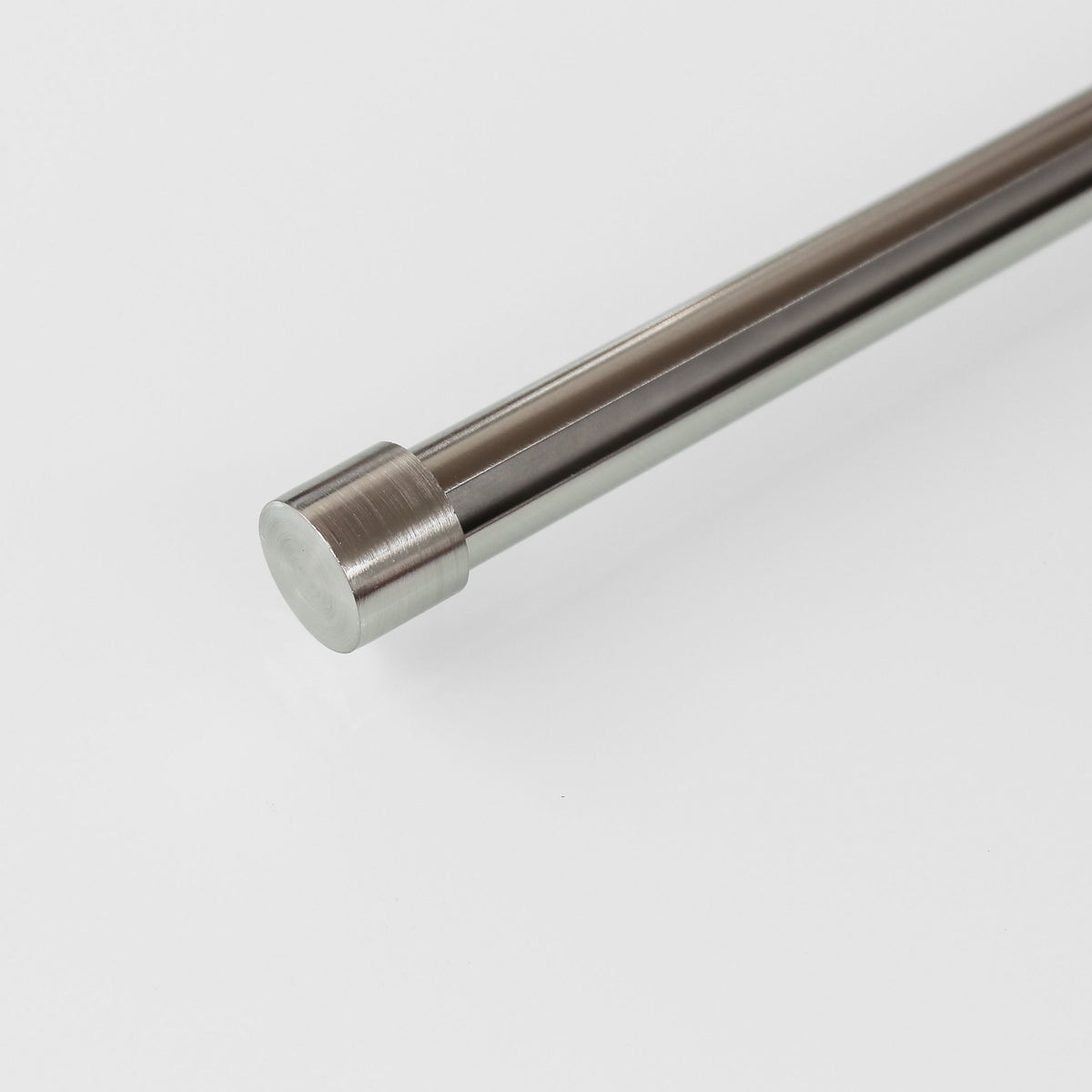 Tringle à rideau HARMONIE 1 voie maxi ronde - argent - [sur mesure]