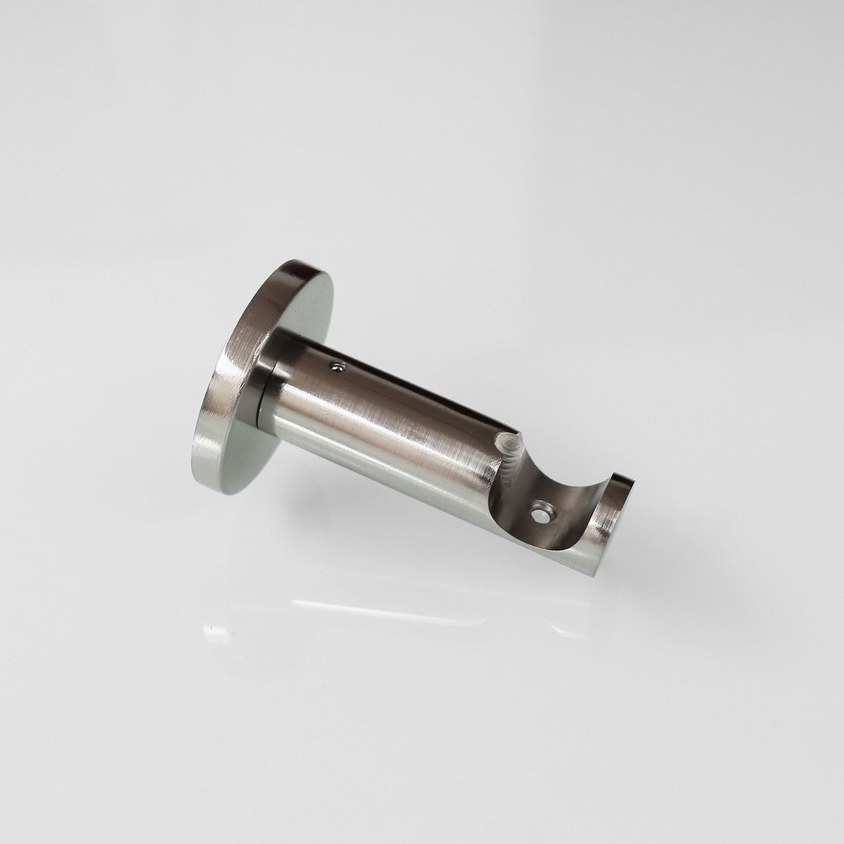 Tringle à rideau HARMONIE 1 voie maxi ronde - argent - [sur mesure]