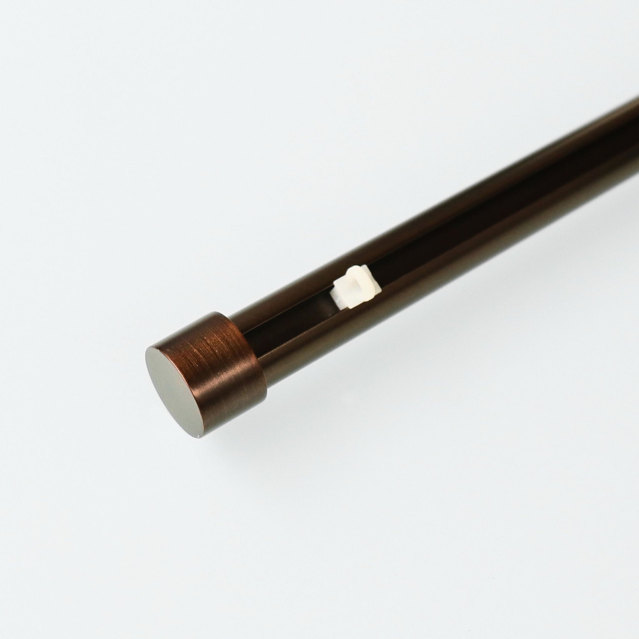 Vorhangstange HARMONIE 1-Lauf Maxi rund - braun