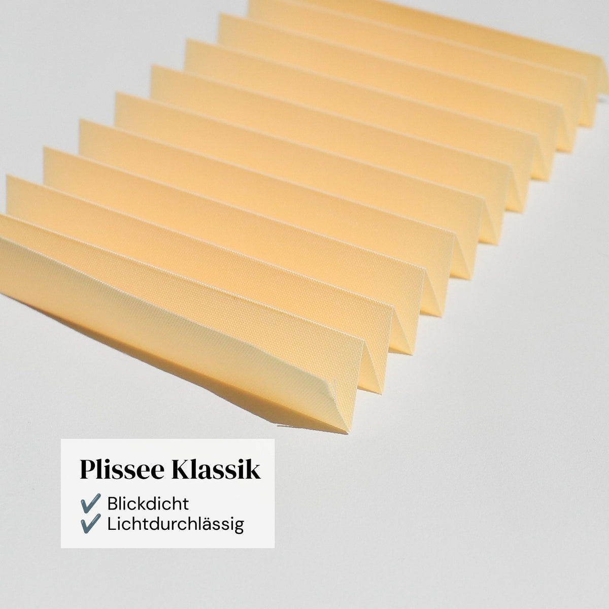 Plissee Klassik