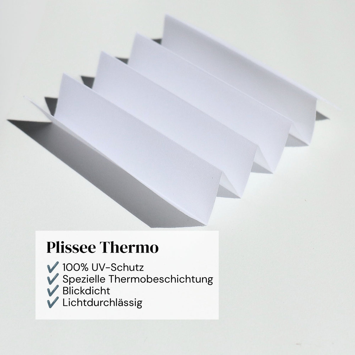 Plissee Thermo