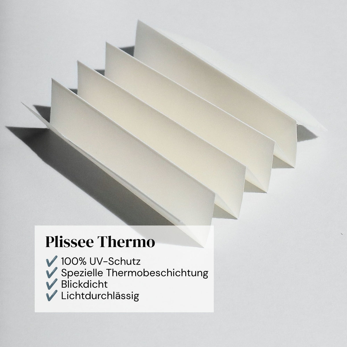 Plissee Thermo