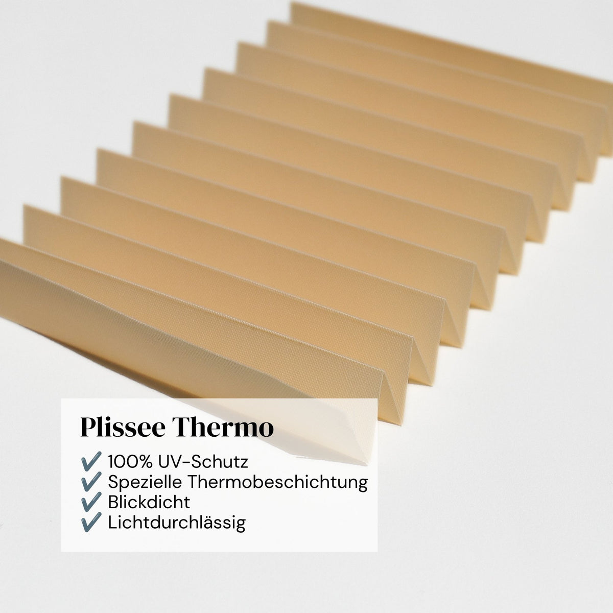 Plissee Thermo