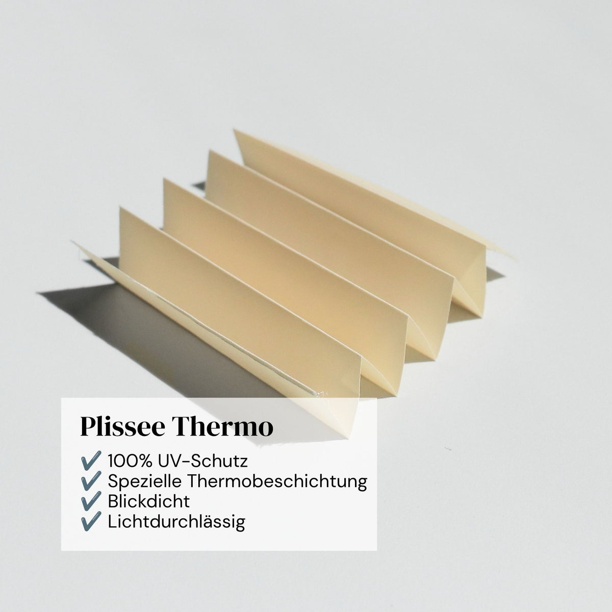 Plissee Thermo