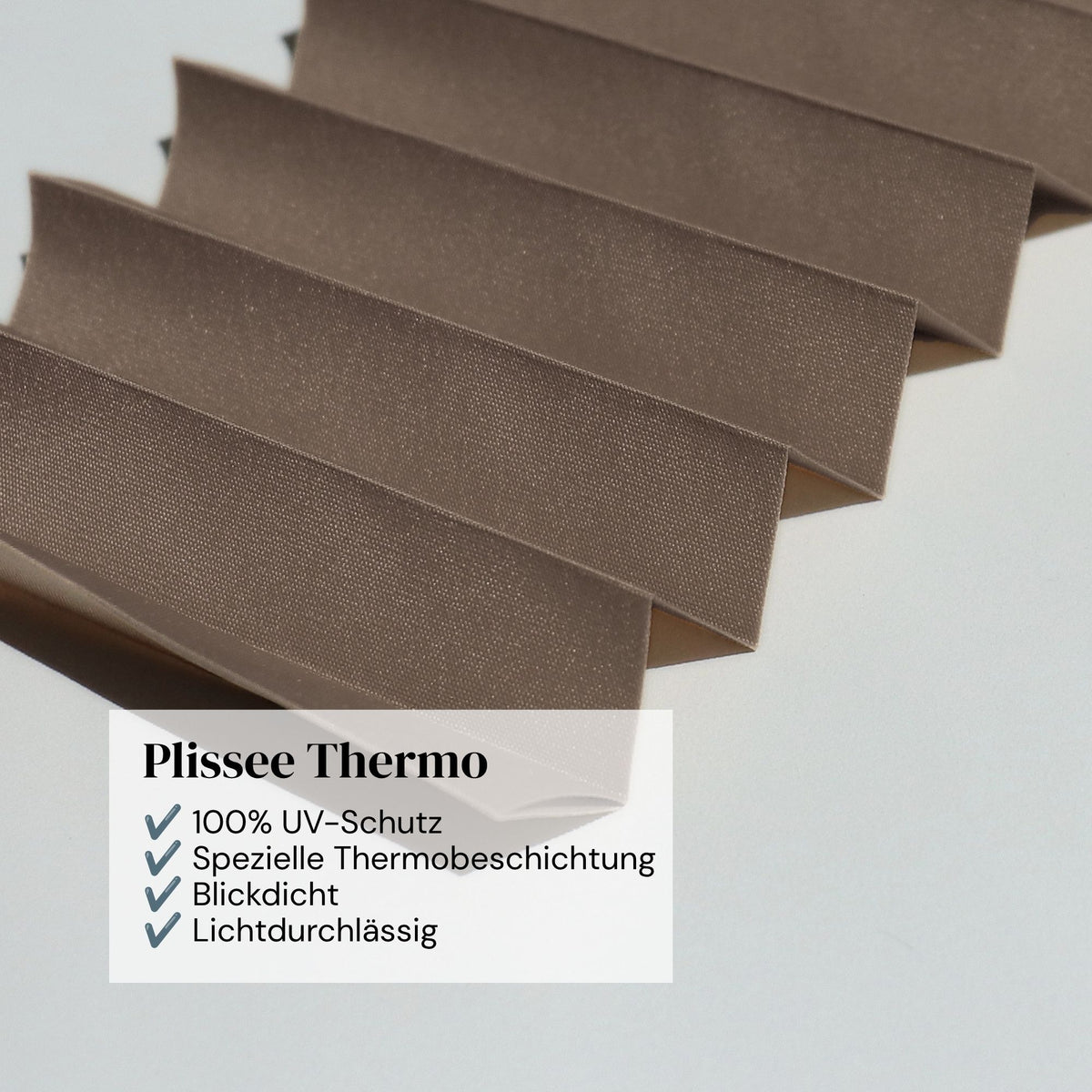 Plissee Thermo